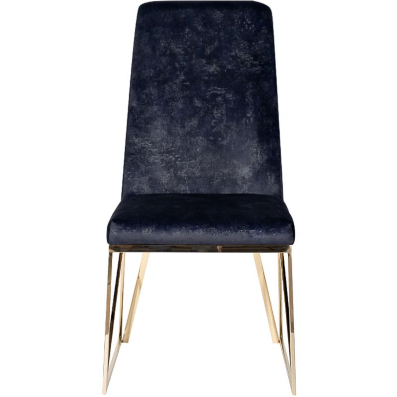 Стул барный Blave DARK BLUE Темно-синий Золотой Стул барный Blave DARK BLUE Темно-синий Золотой в Грозном | Loft Concept