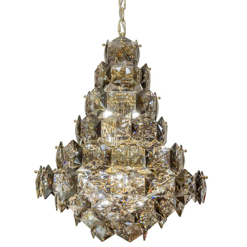 Люстра Tiers Crystal Light Chandelier Smoky 54 Золотой Дымчатый (Smoke) Люстра Tiers Crystal Light Chandelier Smoky 54 Золотой Дымчатый (Smoke) в Грозном | Loft Concept