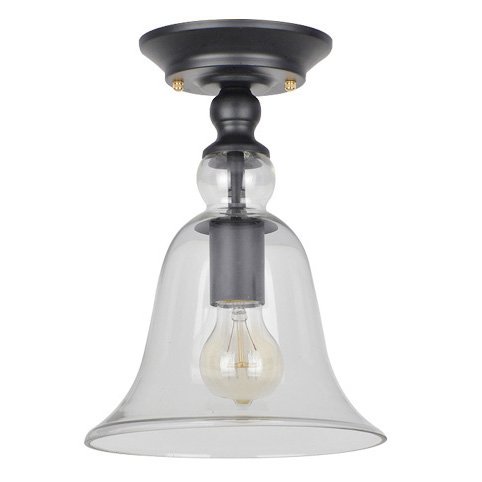 Потолочный светильник колокольчик Glass Bluebell Top Потолочный светильник колокольчик Glass Bluebell Top в Грозном | Loft Concept