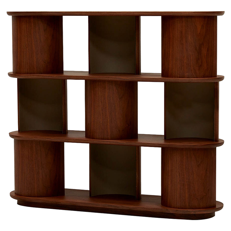 Стеллаж Zacharie Brown Wood Rack Коричневый Стеллаж Zacharie Brown Wood Rack Коричневый в Грозном | Loft Concept