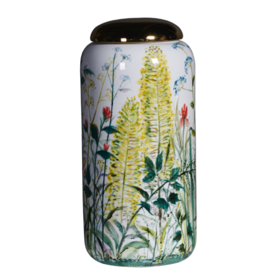 Ваза настольная Flower Yellow Белый Зеленый Ваза настольная Flower Yellow Белый Зеленый в Грозном | Loft Concept