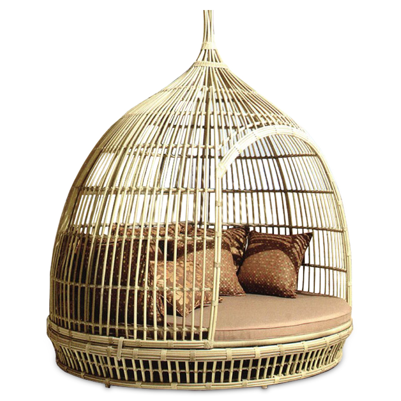 Диван Rattan Cage Sofa Бежево-серый Диван Rattan Cage Sofa Бежево-серый в Грозном | Loft Concept