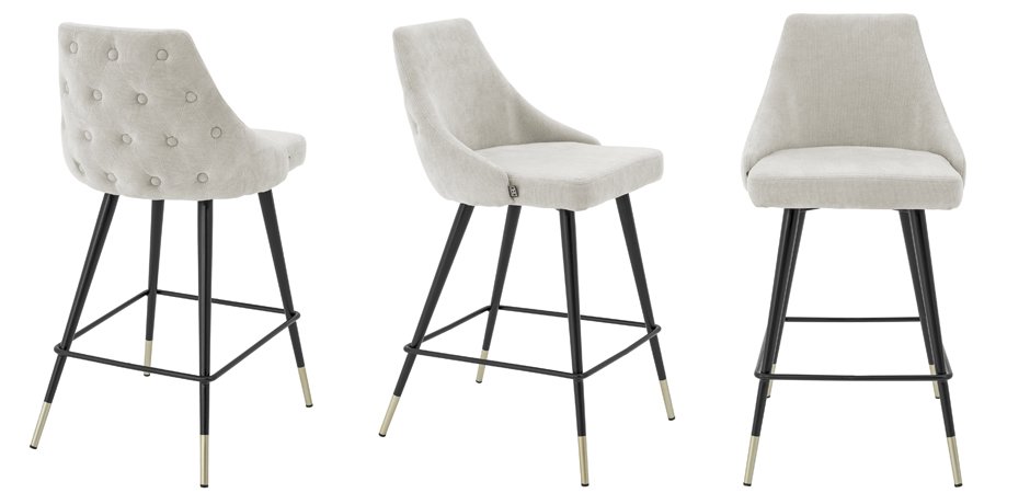 Полубарный стул Eichholtz Counter Stool Cedro Sand Полубарный стул Eichholtz Counter Stool Cedro Sand - Loft-Concept в Грозном