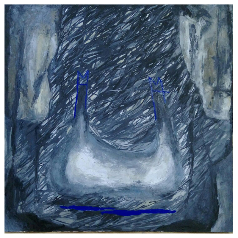Картина Blue Abstract Still Life Синий Картина Blue Abstract Still Life Синий в Грозном | Loft Concept