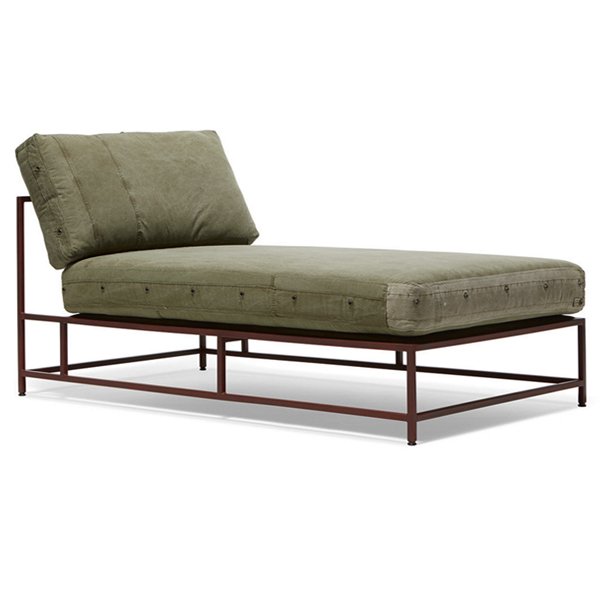 Кушетка Olive Military Fabric Sectional Lounge Оливковый в Грозном | Loft Concept 