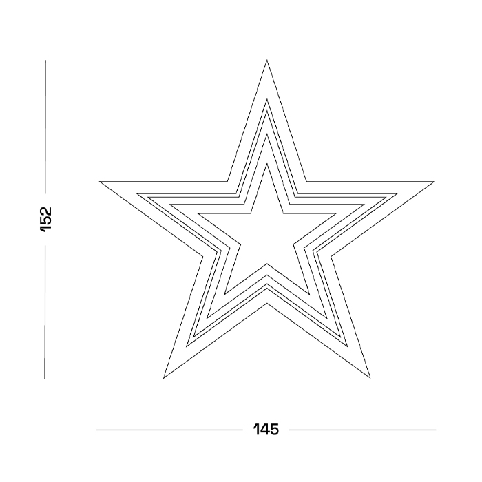Дизайнерский ковер в виде звезды Poltronova Tappeto Stella Grey Navy Blue Rug Дизайнерский ковер в виде звезды Poltronova Tappeto Stella Grey Navy Blue Rug в Грозном