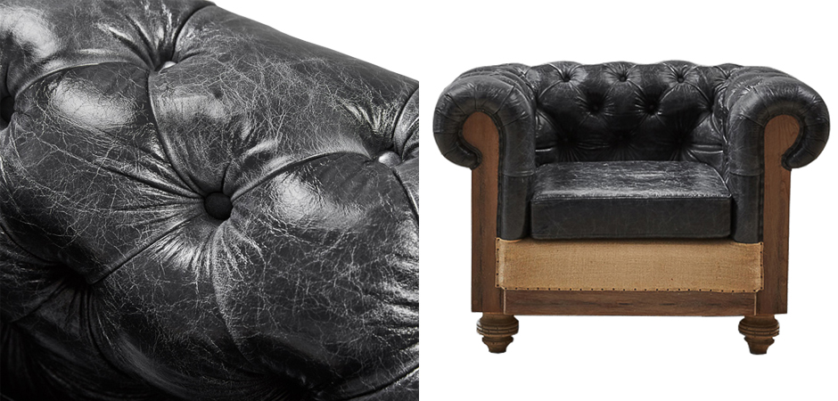 Кресло Deconstructed Chesterfield Armchair Кресло Deconstructed Chesterfield Armchair - Loft-Concept в Грозном