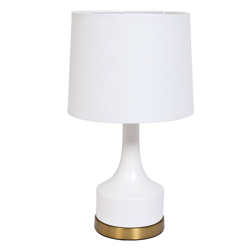 Настольная лампа Fontaine Table Lamp Золотой Белый Настольная лампа Fontaine Table Lamp Золотой Белый в Грозном | Loft Concept