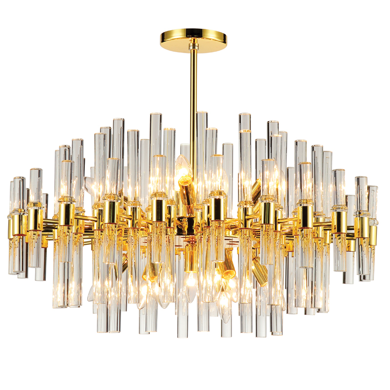 Люстра Luxxu Chandelier 80 Глянцевое золото Прозрачный Люстра Luxxu Chandelier 80 Глянцевое золото Прозрачный в Грозном | Loft Concept