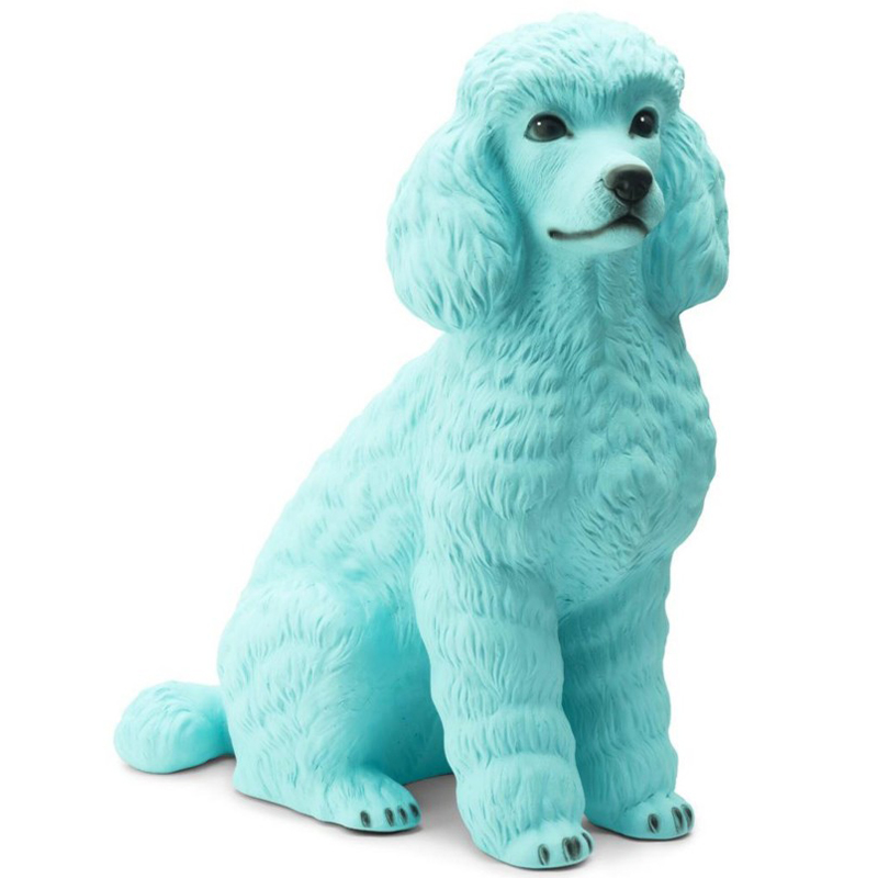 Статуэтка Abhika Poodle Bisc. Turquoise Бирюзовый Статуэтка Abhika Poodle Bisc. Turquoise Бирюзовый в Грозном | Loft Concept