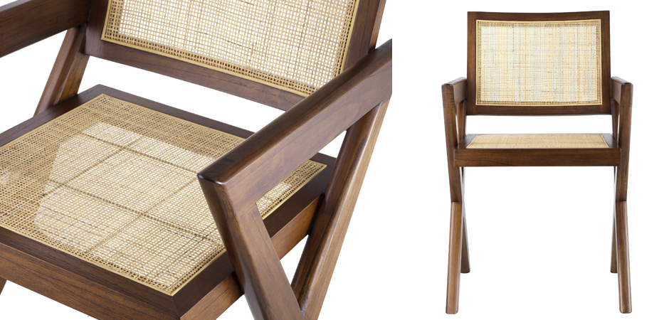 Стул Eichholtz Dining Chair Augustin brown Стул Eichholtz Dining Chair Augustin brown - Loft-Concept в Грозном