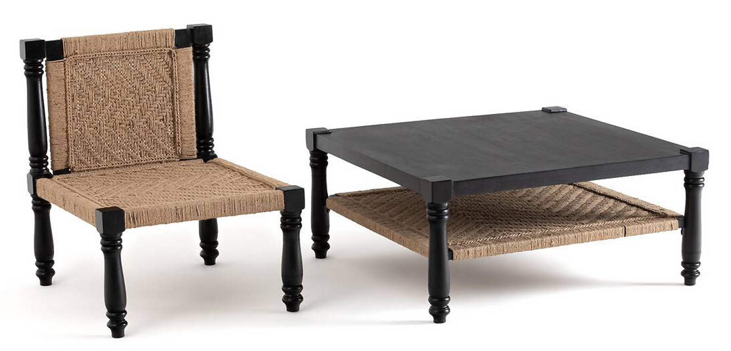 Кофейный стол Didrik Wicker Coffee Table - фото №1