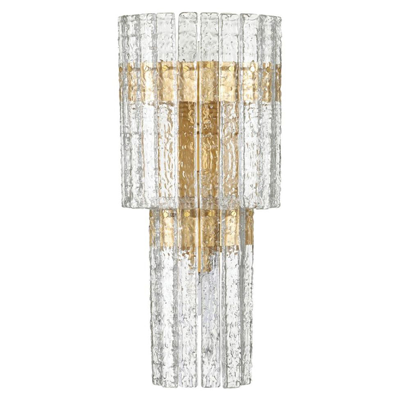 Бра Goizardi Cascade Wall Lamp Прозрачный Золотой Бра Goizardi Cascade Wall Lamp Прозрачный Золотой в Грозном | Loft Concept