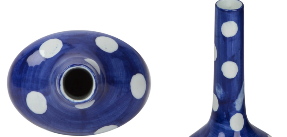 Ваза-бутылка blue & white ornament Point Bottle Ваза-бутылка blue & white ornament Point Bottle - Loft-Concept в Грозном