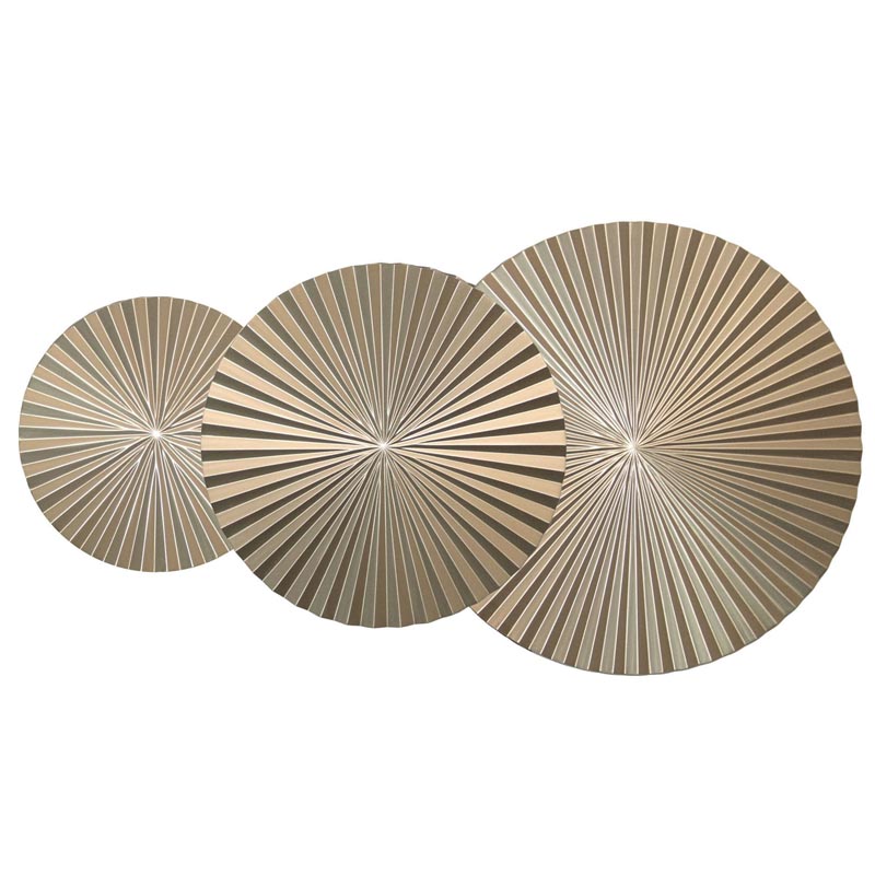 Арт-объект Apollo Champagne Wall Plaque Disc 3 Золотой Шампань Арт-объект Apollo Champagne Wall Plaque Disc 3 Золотой Шампань в Грозном | Loft Concept