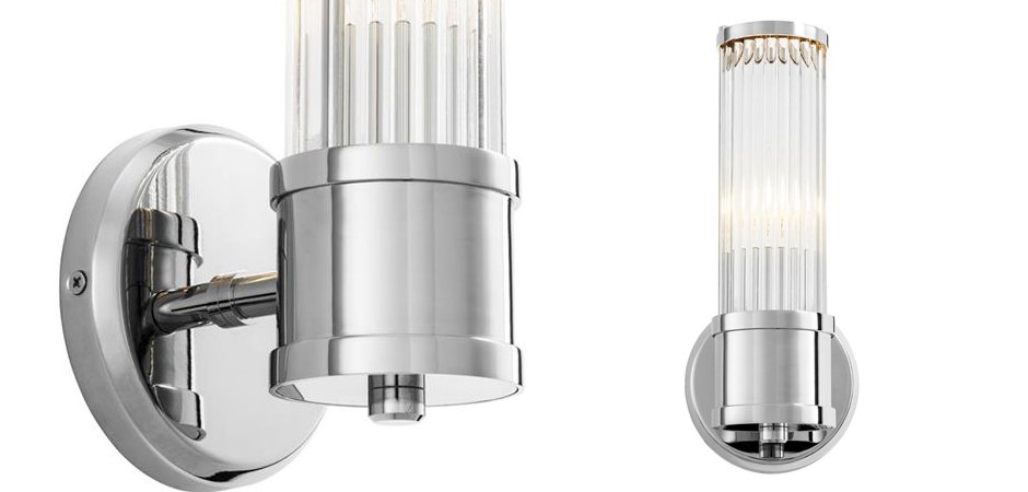 Бра Wall Lamp Claridges Single Nickel Бра Wall Lamp Claridges Single Nickel - Loft-Concept в Грозном