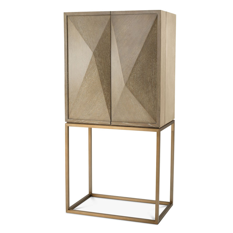 Шкаф для вина Eichholtz WINE CABINET HIGHLAND Белый дуб Шкаф для вина Eichholtz WINE CABINET HIGHLAND Белый дуб в Грозном | Loft Concept