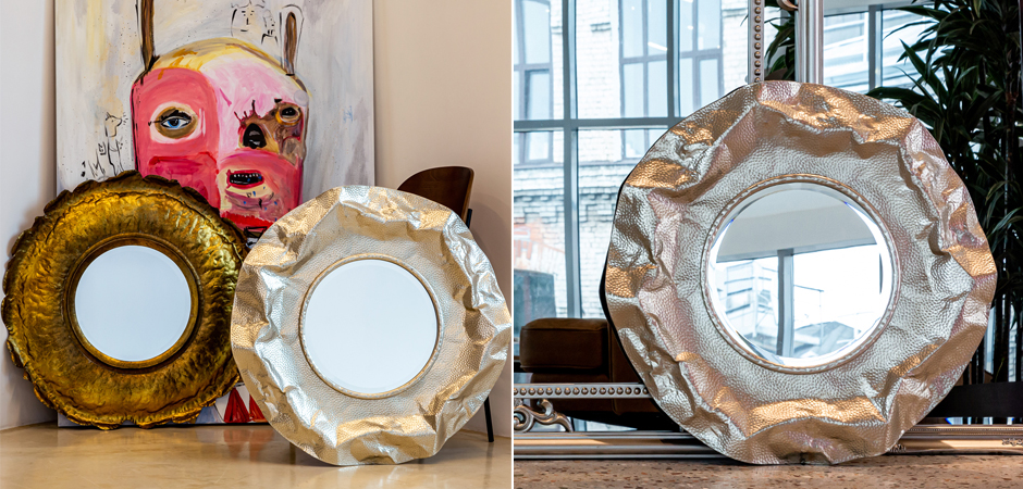Зеркало Chlodio Silver Mirror Зеркало Chlodio Silver Mirror - Loft-Concept в Грозном