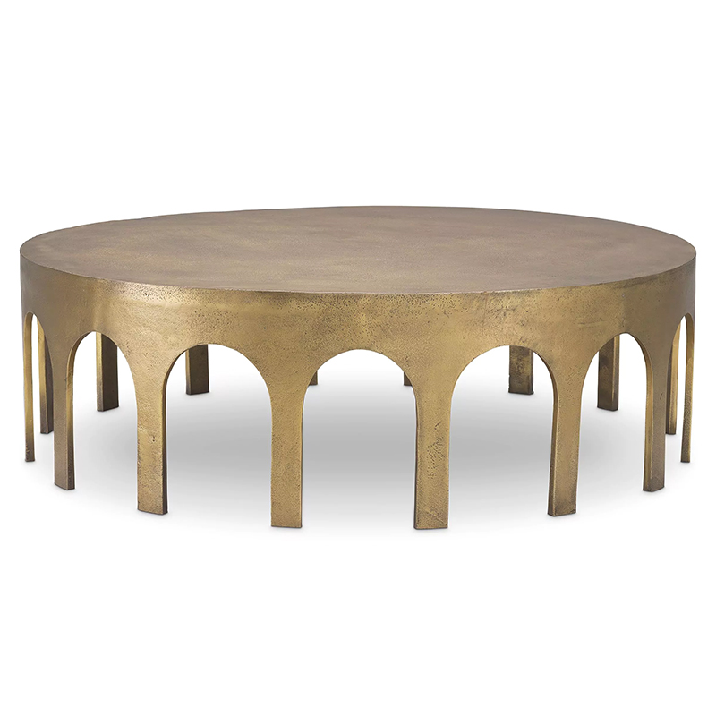 Кофейный стол Eichholtz Coffee Table Gardini Латунь Винтажная латунь Кофейный стол Eichholtz Coffee Table Gardini Латунь Винтажная латунь в Грозном | Loft Concept