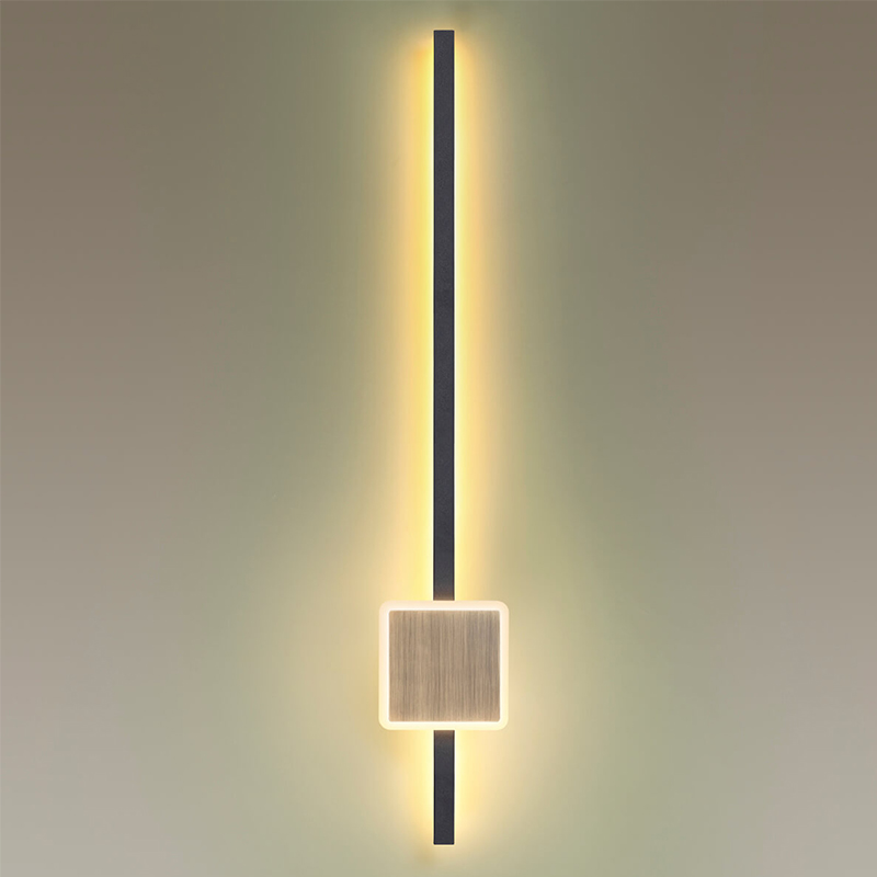Бра Barrette Square Sconce 70 Черный Античная Бронза Бра Barrette Square Sconce 70 Черный Античная Бронза в Грозном | Loft Concept