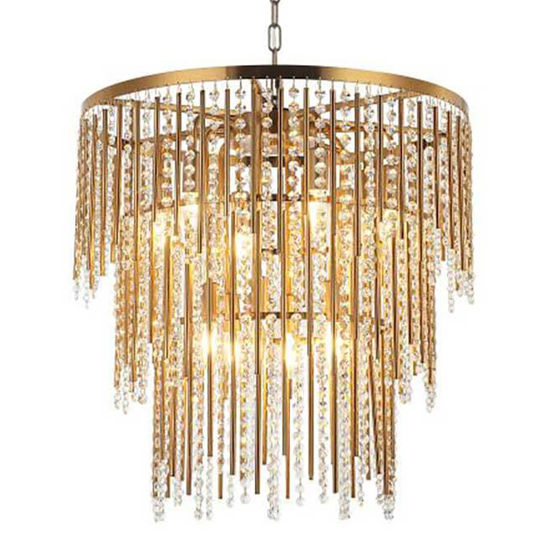Люстра Crystal Wind Chimes Bronze Chandelier Бронза Прозрачный Люстра Crystal Wind Chimes Bronze Chandelier Бронза Прозрачный в Грозном | Loft Concept