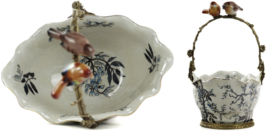 Чаша Basket with Birds on Handle Чаша Basket with Birds on Handle - Loft-Concept в Грозном