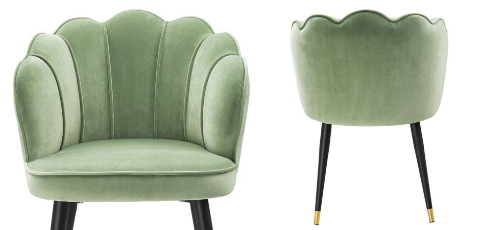 Стул Eichholtz Dining Chair Bristol pistache green Стул Eichholtz Dining Chair Bristol pistache green - Loft-Concept в Грозном