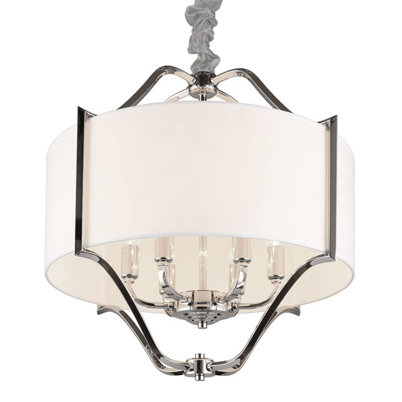 Люстра Mandeville Chandelier Белый Хром в Грозном | Loft Concept 