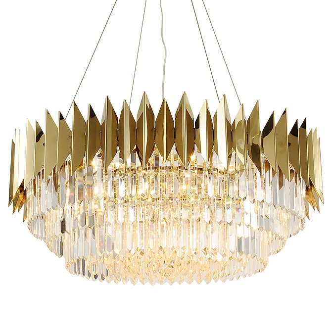 Подвесной светильник KEBO KING CHANDELIER Латунь Прозрачное Стекло Подвесной светильник KEBO KING CHANDELIER Латунь Прозрачное Стекло в Грозном | Loft Concept
