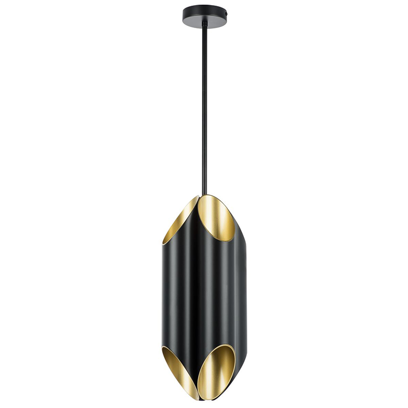 Подвесной светильник Garbi Black Pipe Organ Hanging Lamp Черный Золотой Подвесной светильник Garbi Black Pipe Organ Hanging Lamp Черный Золотой в Грозном | Loft Concept