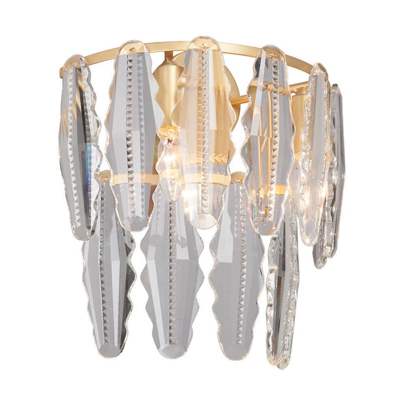Бра Maogan Textured Sconce Золотой Прозрачный (Transparent) Бра Maogan Textured Sconce Золотой Прозрачный (Transparent) в Грозном | Loft Concept