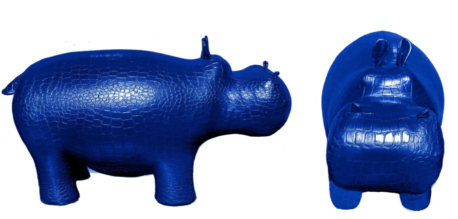 Пуф Бегемот Poof Hippo blue - Loft-Concept в Грозном