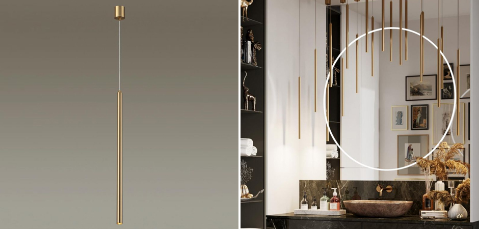 Подвесной светильник Trumpet Tube Gold Подвесной светильник Trumpet Tube Gold - Loft-Concept в Грозном