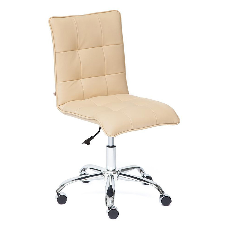 Кресло Deborah eco-leather beige Бежевый Хром Кресло Deborah eco-leather beige Бежевый Хром в Грозном | Loft Concept
