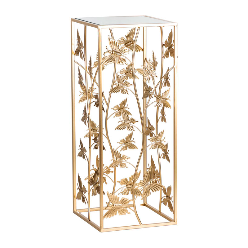 Столик на металлическом основании Golden Butterflies Золотой Столик на металлическом основании Golden Butterflies Золотой в Грозном | Loft Concept