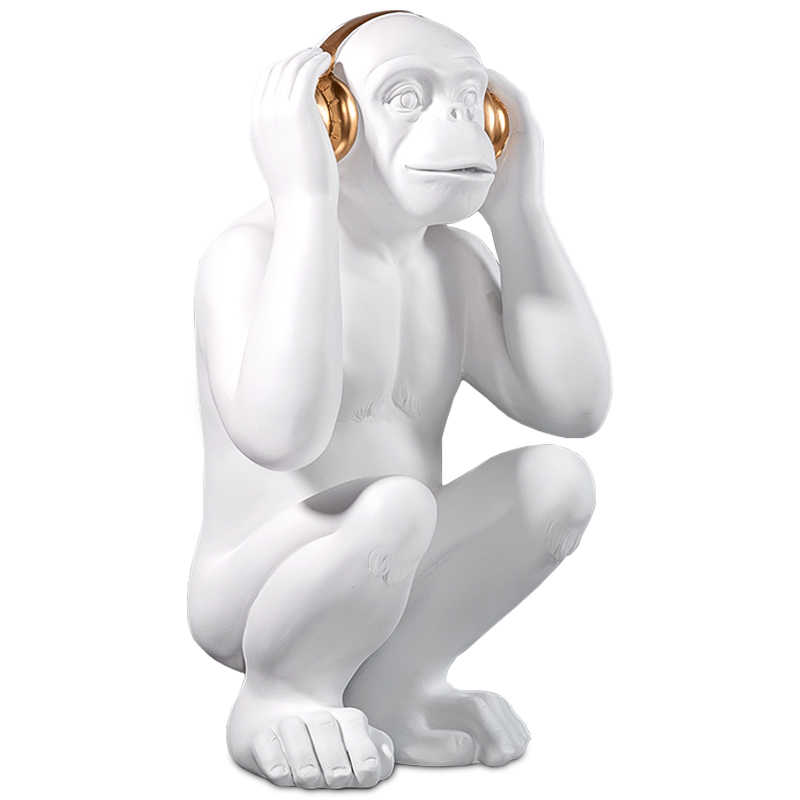 Статуэтка White Monkey Белый Статуэтка White Monkey Белый в Грозном | Loft Concept