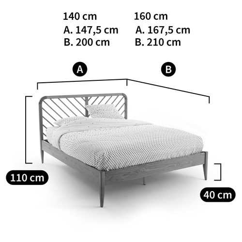 Кровать из массива дуба Reyer Oak Bed Кровать из массива дуба Reyer Oak Bed в Грозном