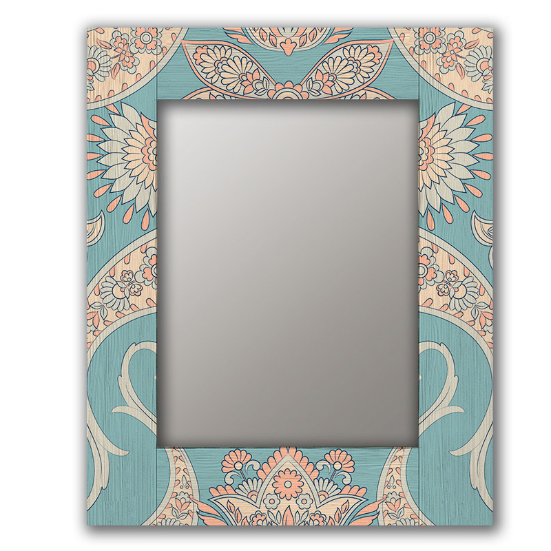 Зеркало Paisley Pattern Мульти Зеркало Paisley Pattern Мульти в Грозном | Loft Concept
