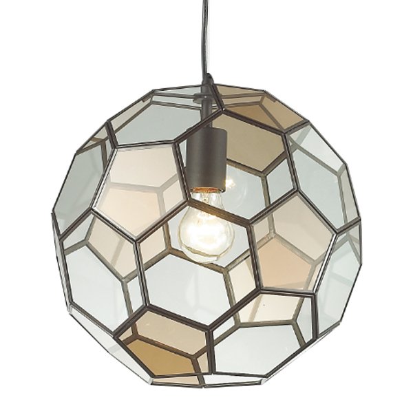 Подвесной светильник Glass & Metal Cage Pendant Globe Multi Прозрачное Стекло Янтарь (Amber) Черный Подвесной светильник Glass & Metal Cage Pendant Globe Multi Прозрачное Стекло Янтарь (Amber) Черный в Грозном | Loft Concept