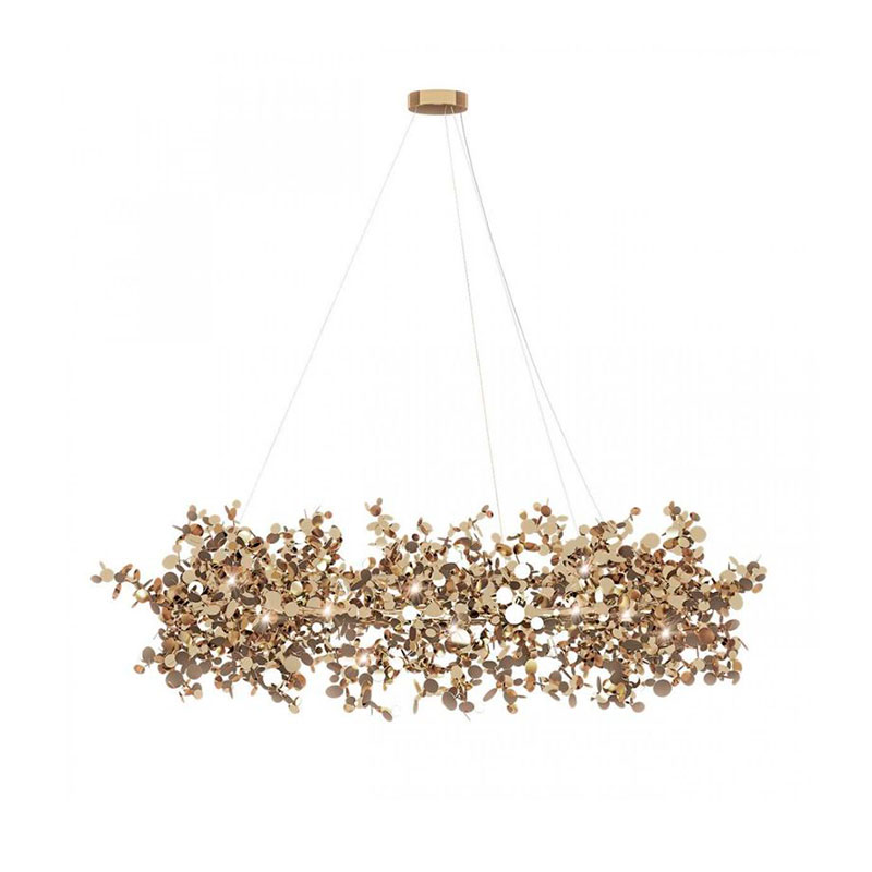Люстра Terzani Argent Suspension Ring Gold Золотой в Грозном | Loft Concept 