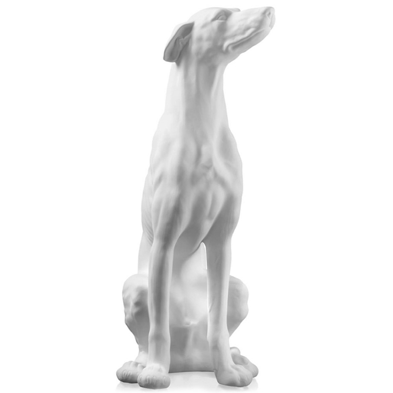 Статуэтка Abhika Greyhound Bisc. White Белый Статуэтка Abhika Greyhound Bisc. White Белый в Грозном | Loft Concept