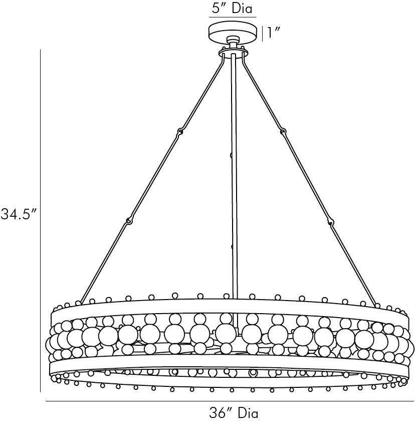 Люстра Arteriors ESME CHANDELIER в Грозном