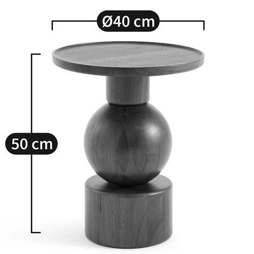 Приставной столик из массива Kobe Dark Wooden Side Table Приставной столик из массива Kobe Dark Wooden Side Table в Грозном