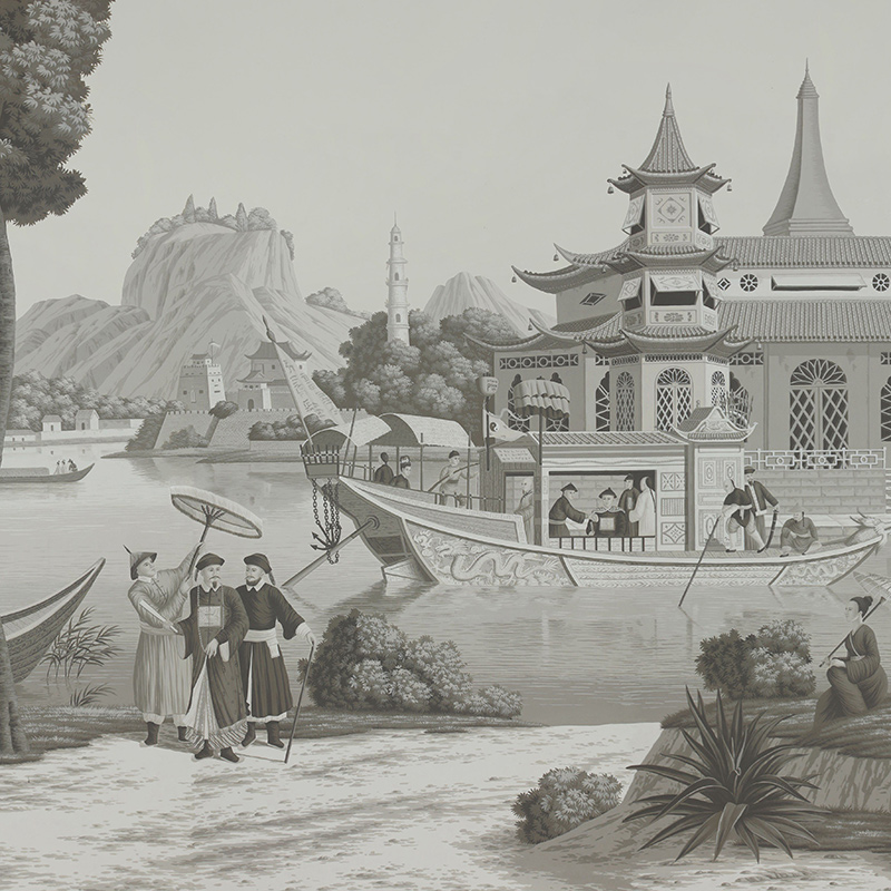 Обои ручная роспись Procession Chinoise Eau Forte on scenic paper Обои ручная роспись Procession Chinoise Eau Forte on scenic paper в Грозном | Loft Concept
