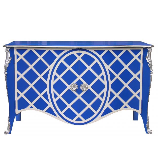 Комод L.XV DRESSER Blue Серебряный Синий в Грозном | Loft Concept 
