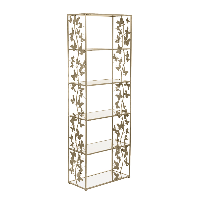 Стеллаж Gold Butterfly Wide Золотой Стеллаж Gold Butterfly Wide Золотой в Грозном | Loft Concept