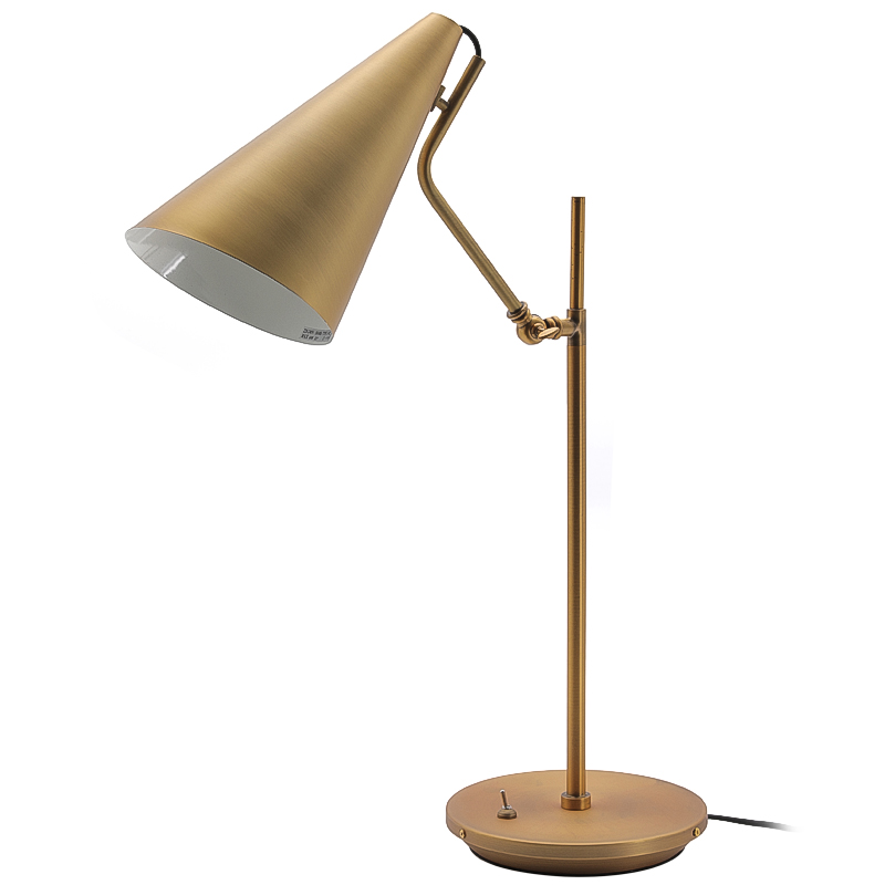 Настольная лампа Tubular Loud Brass Латунь Настольная лампа Tubular Loud Brass Латунь в Грозном | Loft Concept