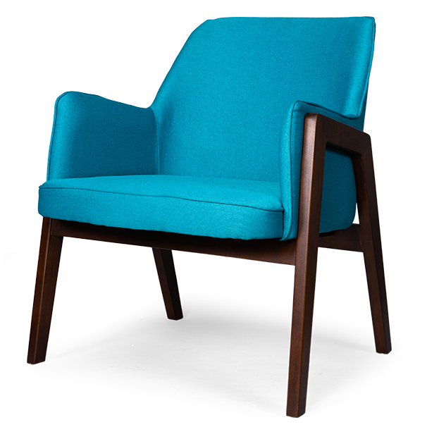 Кресло Gregory light blue Голубой Коричневый Кресло Gregory light blue Голубой Коричневый в Грозном | Loft Concept