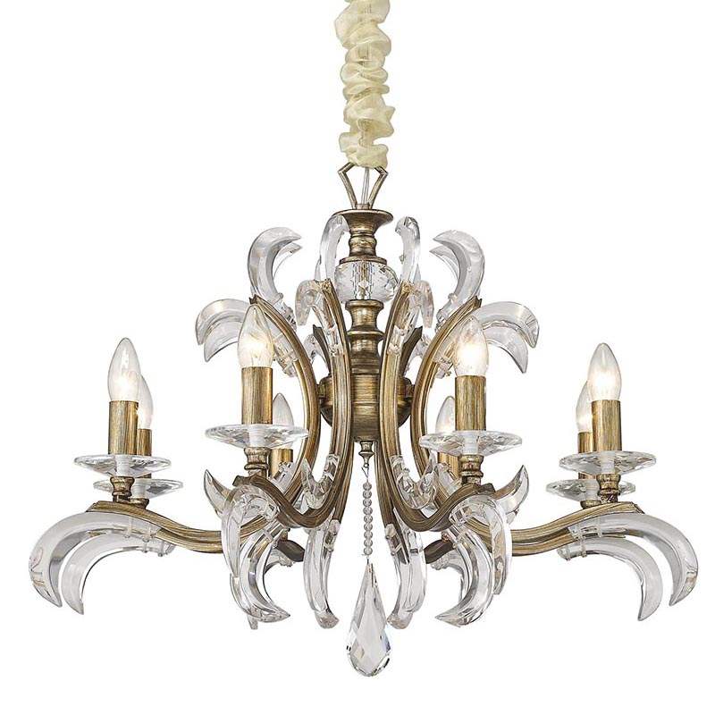 Люстра Blenden Chandelier 80 Серебряный Люстра Blenden Chandelier 80 Серебряный в Грозном | Loft Concept