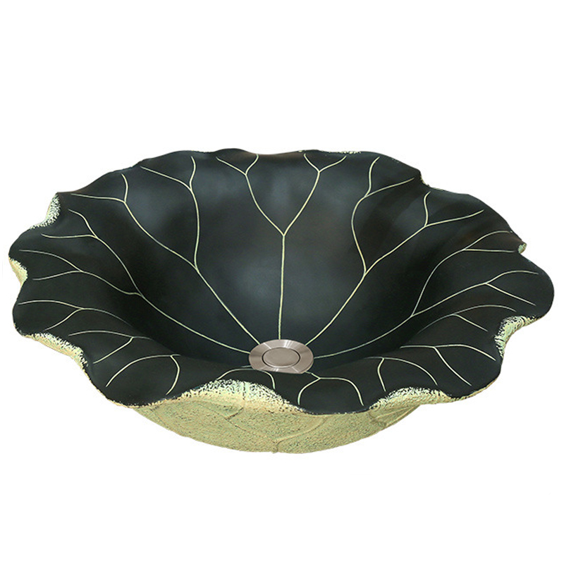 Раковина Lotus Leaf Графит Бежевый Зеленый шалфей Раковина Lotus Leaf Графит Бежевый Зеленый шалфей в Грозном | Loft Concept